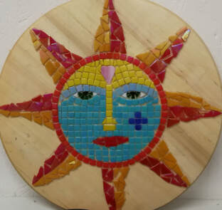 Sun mosaic in progress